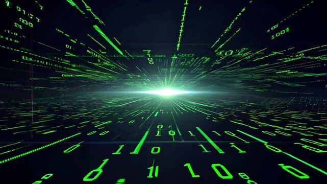 Digital binary code tunnel
