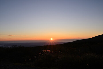 Zao mountain ridge, Miyagi, Yamagata, Japan
