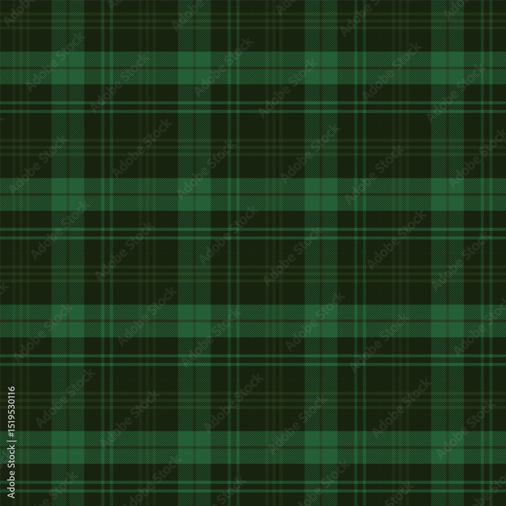 Canvas Prints plaid with twill weave repeat pattern.checkered tartan gingham seamless pattern in green.geometric g