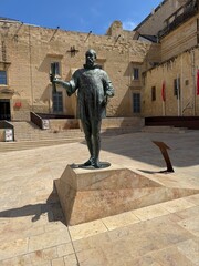 Statue in Valletta, Malta