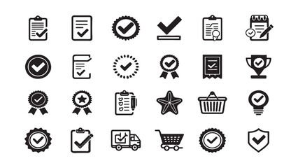 Fototapeta premium Web communication vector icon set