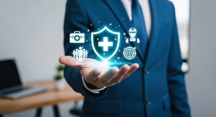 Health insurance healthcare medical protection safety security risk management plan care