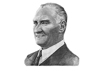Mustafa Kemal Ataturk, Portrait of Turkish banknotes
