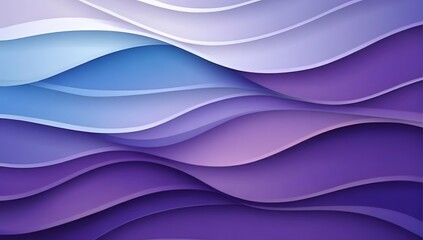 Abstract purple and blue background with wavy shapes, vector presentation design, high resolution, professional color grading, clean sharp focus.