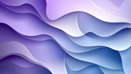 Abstract purple and blue background with wavy shapes, vector presentation design, high resolution, professional color grading, clean sharp focus.