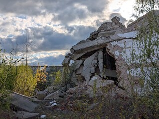 very old factory in Vidnava town
