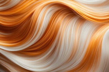 An abstract background with brown and bronze-colored waves, beautiful hair texture, elegant and detailed, in the digital art style. 