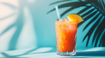 cocktail, drink, glass, juice, orange, fruit, cold, alcohol, beverage, ice, isolated, lemon, tropical, straw, refreshment, summer, fresh, beach, red, food, sweet, white, cool, liquid, bar