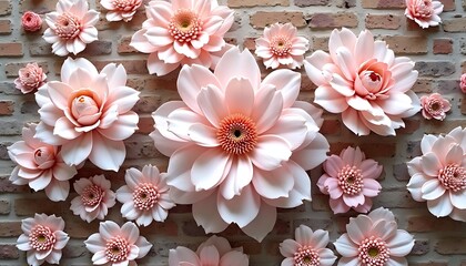 Pink Flower Wall Decoration