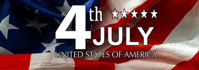 Happy 4th of July - Independence Day in United States of America.