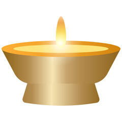 Diwali Lamps Element Set 