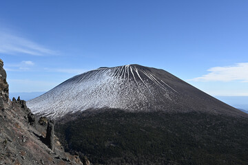 Climbing Mt Kurofu, Asama, Gunma, Nagano, Japan	