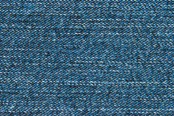 Blue denim fabric texture as background