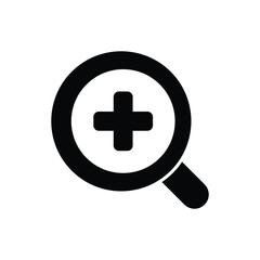 Obraz premium Zoom In Vector icon