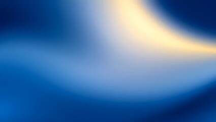 Ethereal blue gradient with a soft golden light creating a dreamy and calming atmosphere