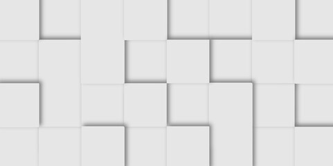  White and grey geometric texture. Abstract modern square background. vector illustration