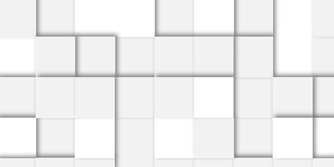  White and grey geometric texture. Abstract modern square background. vector illustration
