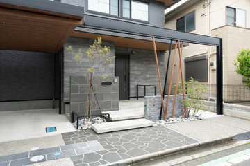 オシャレな庭｜エクステリア｜外構｜新築戸建て住宅	
