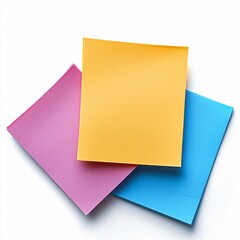 Creative note-taking strategies using colorful sticky notes in a bright workspace visual content office environment overhead view organization tips
