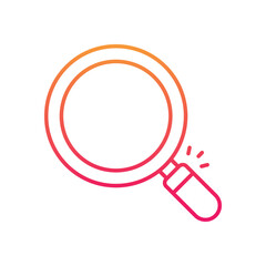 Magnifying Glass Vector icon