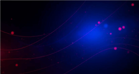 Obraz premium dark Blue and red lines and dots abstract background gradient color Gradient Background