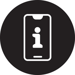 Smartphone glyph icon