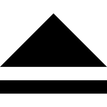 Black Eject Media Triangle Vector Icon