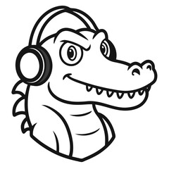 cartoon crocodile cartoon