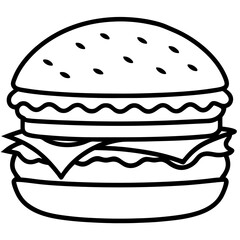 fast food illustration