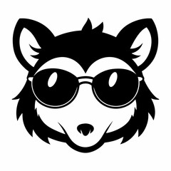 vector illustration of a cartoon dog