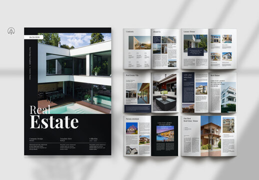 Real Estate Magazine Template