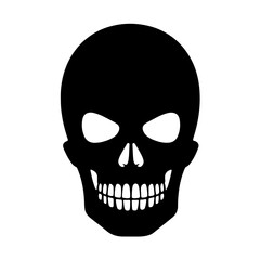 Dark skull silhouette