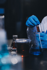 scientist working at the laboratory