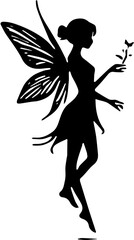 silhouette of a fairy 