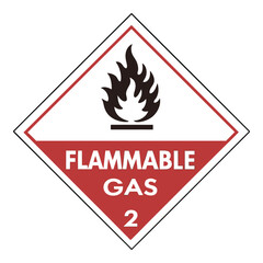 Flammable Gas Hazard Sign High-Resolution PNG & Vector File