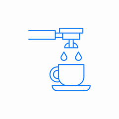 coffee maker icon sign vector