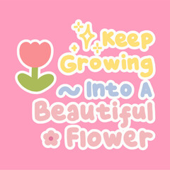 Motivational Kawaii Quote 