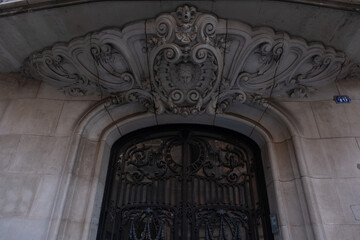 Interesting Art Nouveau Architecture Buildings facade in Barcelona, Spain. (Arquitectura modernista).
These fancy buildings date for the most from the early XXth century.
