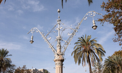 Interesting Art Nouveau Architecture Buildings facade in Barcelona, Spain. (Arquitectura modernista).
These fancy buildings date for the most from the early XXth century.

