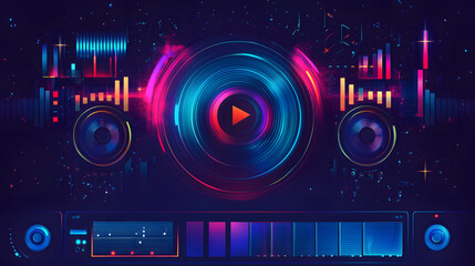 Fototapeta premium light, christmas, text, space, animation, illustration, holiday, love, star, heart, music, vector, explosion, design, bright, night, celebration, backdrop, color, purple, decoration, word, digital, bl