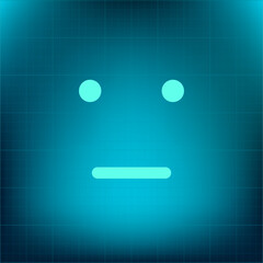 Vector icon on a blue background with a gradient