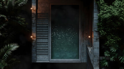 Mysterious Portal In Jungle At Night