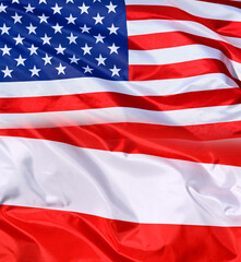 flags as a symbol of the relationship between Austria and the United States
