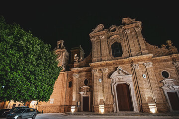 Basilica Cattedrale di Santa Maria Assunta. Oria, Puglia, Italia
