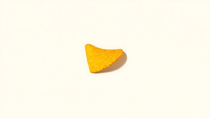 Naklejka premium Isolated Tortilla Chip on Beige Background
