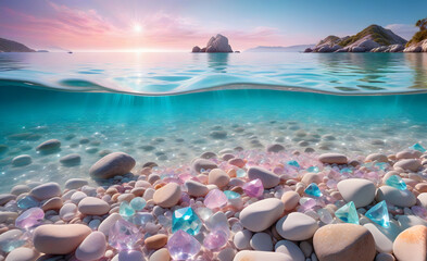 coral reef in the ocean