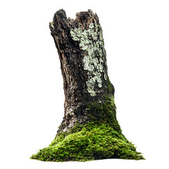  Side view of mossy trunk 