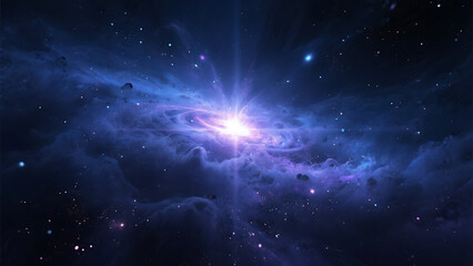 Fototapeta premium space background with stars