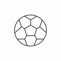Fototapeta premium soccer ball icon sign vector