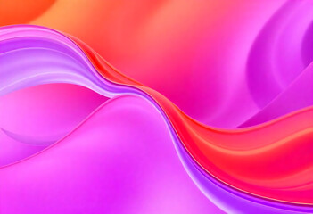 Naklejka premium Abstract Pink Wave Liquid Flow Fluid Art Design